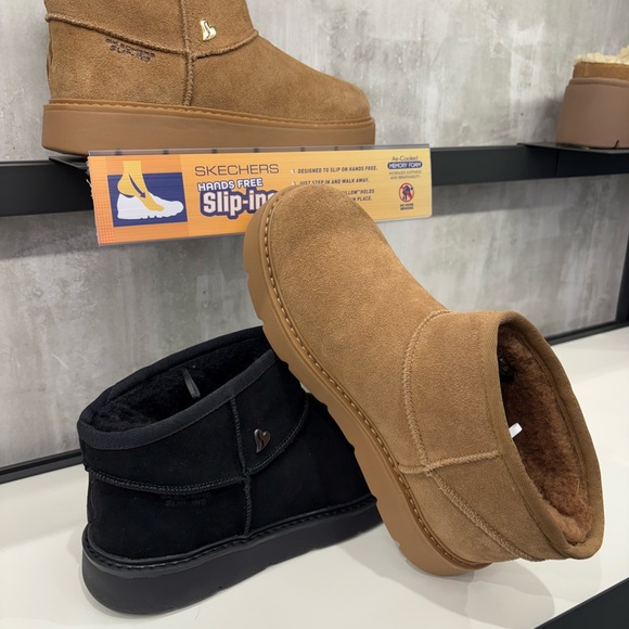 BOBS from Skechers Black Ankle Booties - Picture 7 of 11